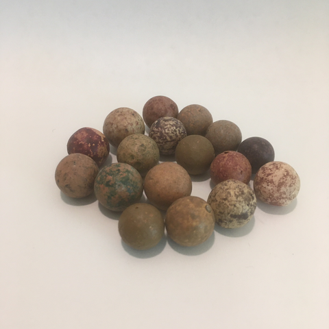 Antique Clay Marbles
