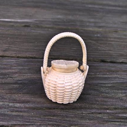Carved Bone Basket