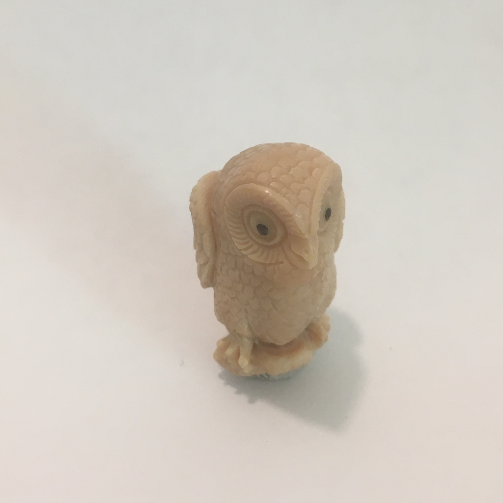 Tagua nut Owl